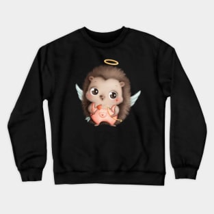 Cupid Hedgehog Angel Edition Crewneck Sweatshirt